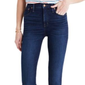 NWOT Madewell curvy high rise skinny jeans